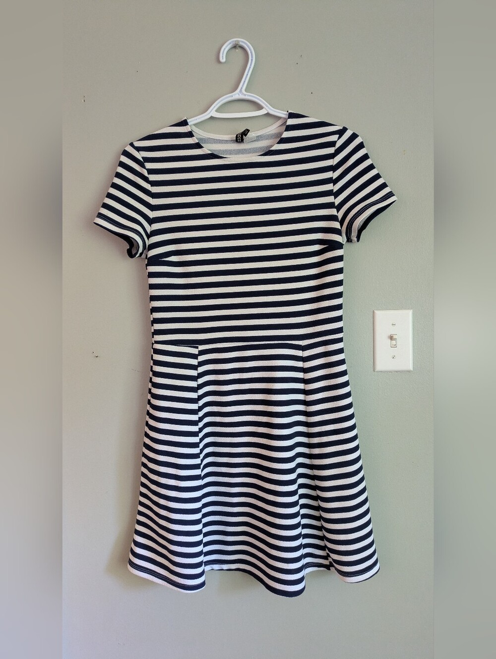 H&M Navy Striped Summer Dress
